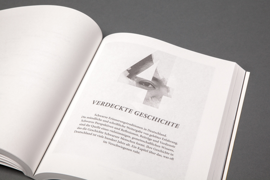 Spiegeblicke, Perspektiven Schwarzer Bewegung, layout spreads, details